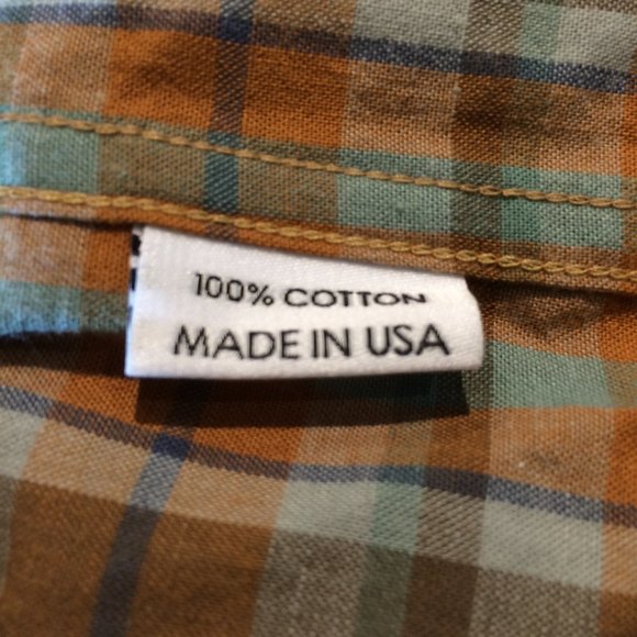 Gustin Size Large (L) Plaid Flannel Shirt - Picture 4 of 4